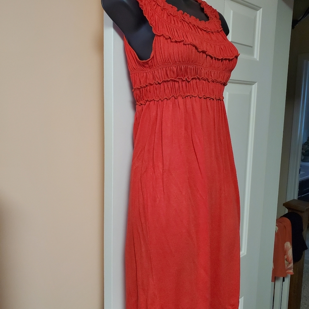 Max Studio Sleeveless Ruched Dress - Picture 7 of 13